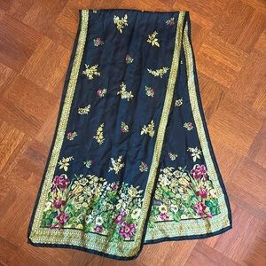 Vintage 1994 Smithsonian Institution Scarf 100% Silk Made in Italy